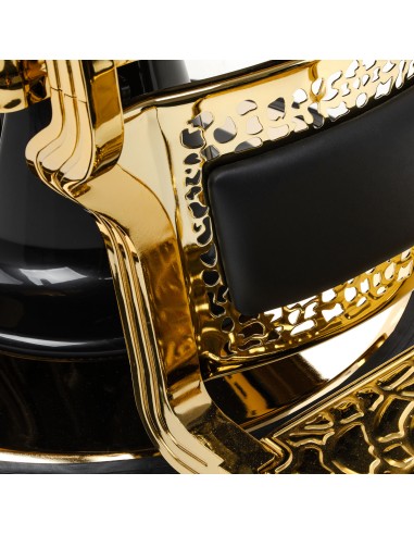 Barber chair Gabbiano Niccolo nero con...