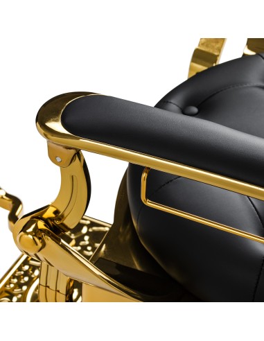 Barber chair Gabbiano Niccolo nero con...