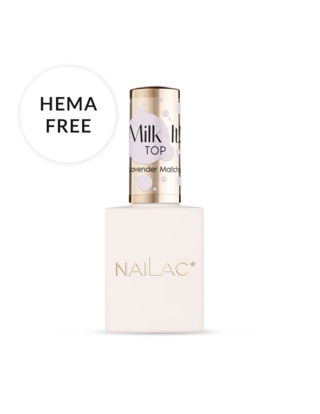 Top Coat Lavander Matcha Milk it! NaiLac 10ml