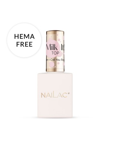 Top Coat Can I Call Yuo Rose? Milk it! NaiLac 10ml