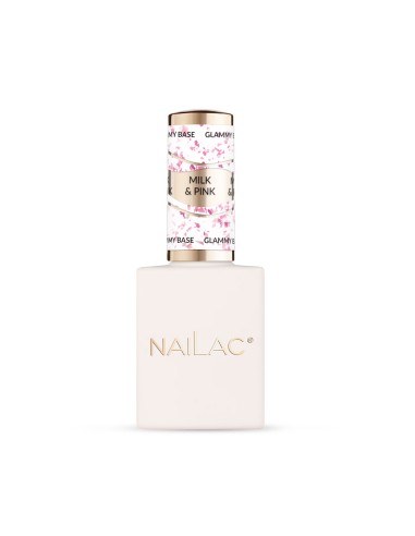 Rubber Glammy Base Milk&Pink NaiLac 7ml