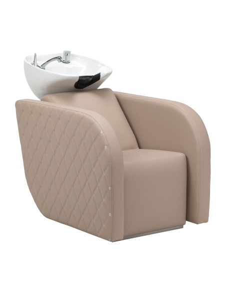 Lavacapelli elettrico con funzione massaggio Gabbiano Ines beige