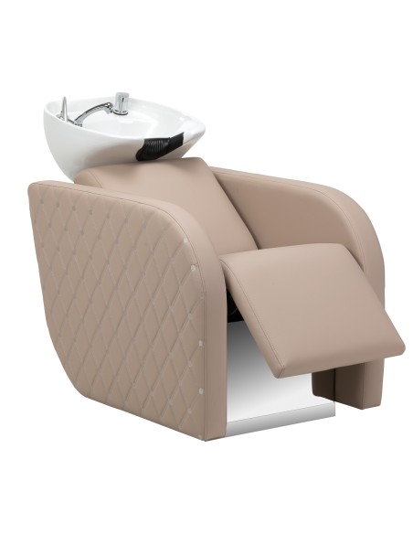 Lavacapelli elettrico con funzione massaggio Gabbiano Ines beige