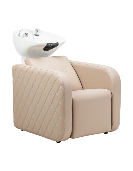 Lavacapo elettrico con funzione massaggio Gabbiano Sylvia Plus beige