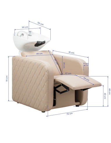 Lavacapo elettrico con funzione massaggio...