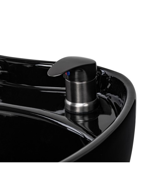 Lavacapelli elettrico con funzione massaggio Gabbiano Ines nero