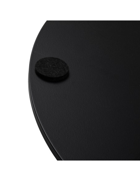 Base per poltrona da parrucchiere L010 rotonda nera