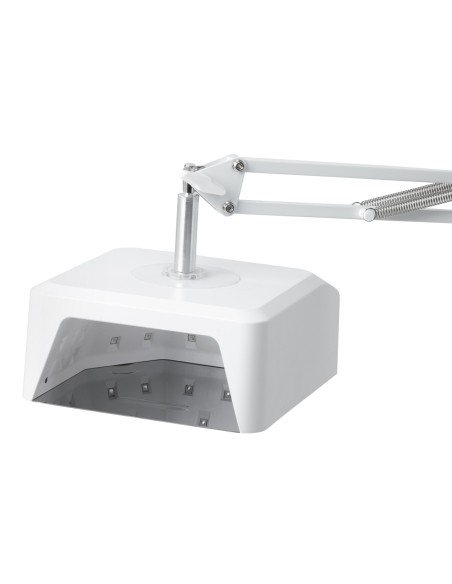 Lampada UV LED Glow 112 con base metallica da 48W per pedicure su treppiede