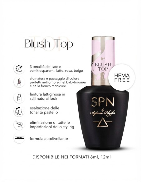 Blush Top Coat UV LaQ 12ml