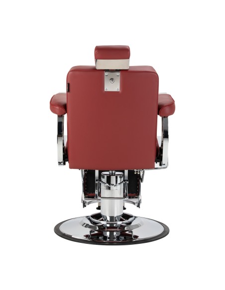 Sedia da barbiere Gabbiano Visionerio+ rosso struttura cromate