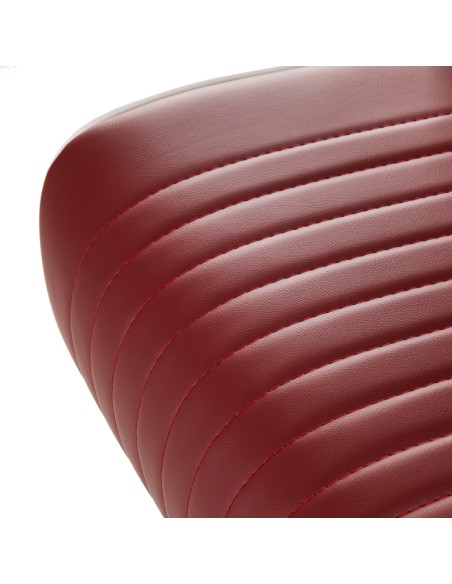 Sedia da barbiere Gabbiano Visionerio+ rosso struttura cromate