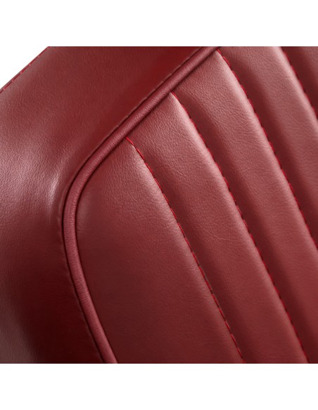 Sedia da barbiere Gabbiano Visionerio+ rosso struttura cromate
