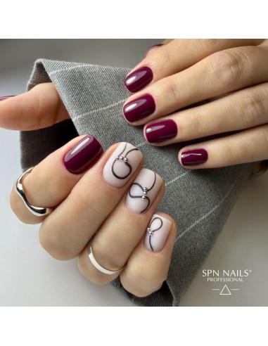 1045 Smalto semipermanente UV LaQ Plum Noir 8ml