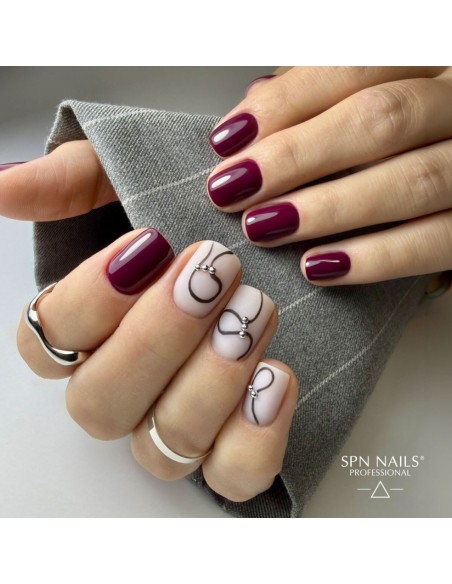 1045 Smalto semipermanente UV LaQ Plum Noir 8ml