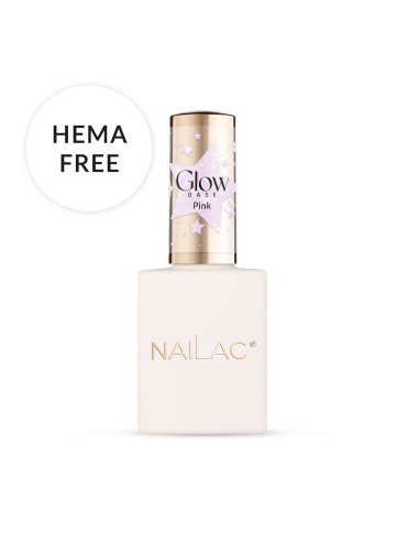 Glow Rubber Base Pink NaiLac 7ml