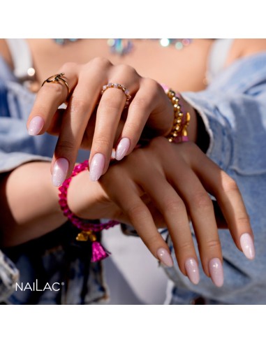 Glow Rubber Base Pink NaiLac 7ml