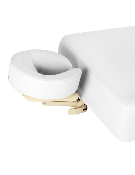 Lettino SPA Sillon Siesta bianco con base marrone chiaro