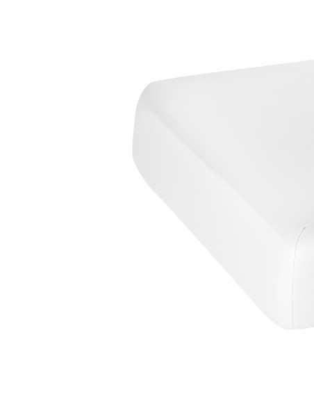 Lettino SPA Sillon Siesta bianco con base marrone chiaro