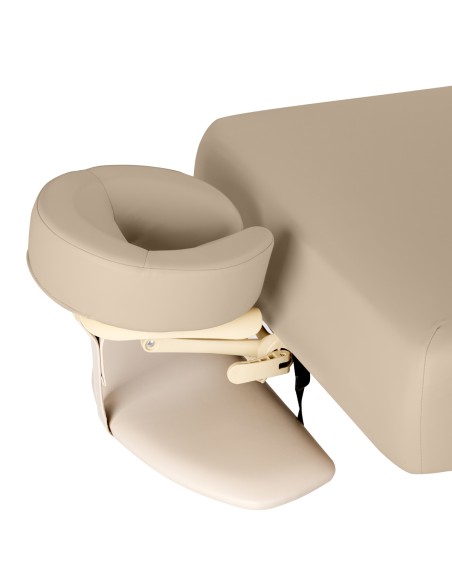 Lettino SPA Sillon Siesta beige con base marrone chiaro