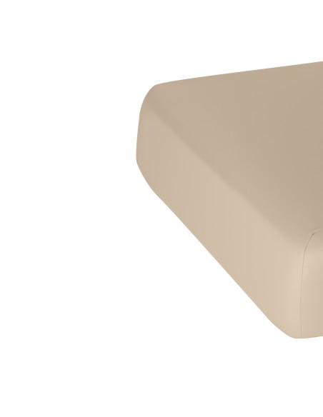 Lettino SPA Sillon Siesta beige con base marrone chiaro