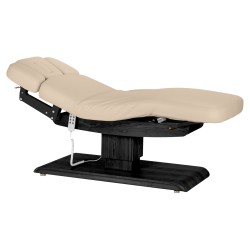 Lettino SPA Sillon Relax beige con base nera