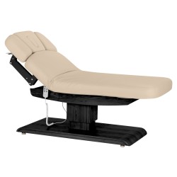 Lettino SPA Sillon Relax beige con base nera 2