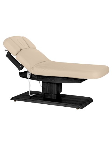 Lettino SPA Sillon Relax beige con base nera