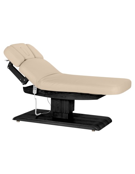 Lettino SPA Sillon Relax beige con base nera