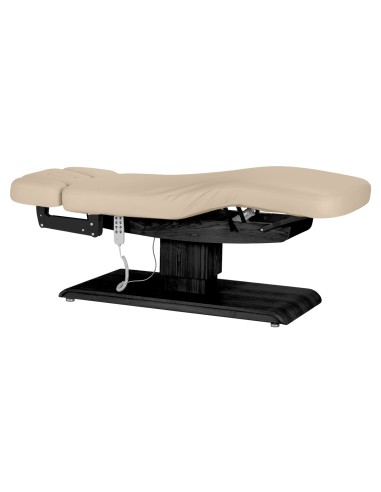Lettino SPA Sillon Relax beige con base nera