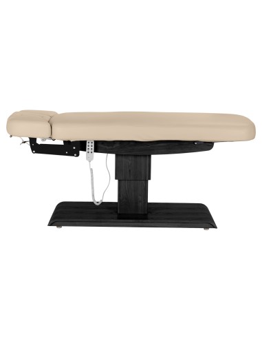 Lettino SPA Sillon Relax beige con base nera