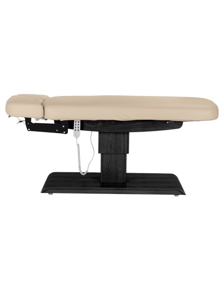 Lettino SPA Sillon Relax beige con base nera