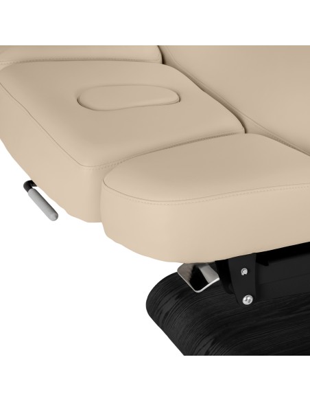 Lettino SPA Sillon Relax beige con base nera
