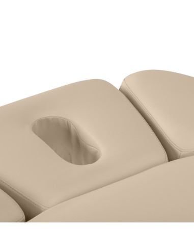 Lettino SPA Sillon Relax beige con base nera