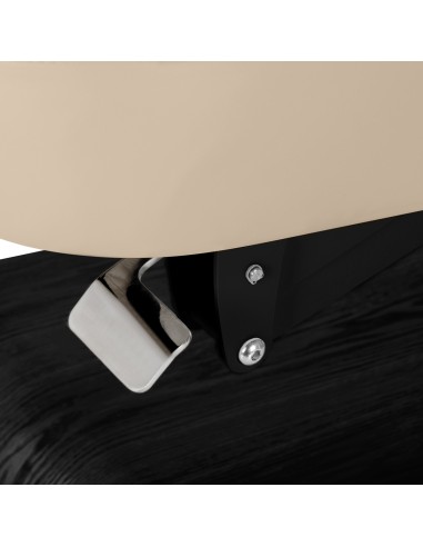 Lettino SPA Sillon Relax beige con base nera