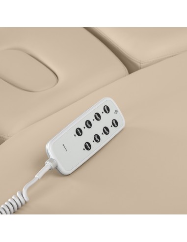 Lettino SPA Sillon Relax beige con base nera
