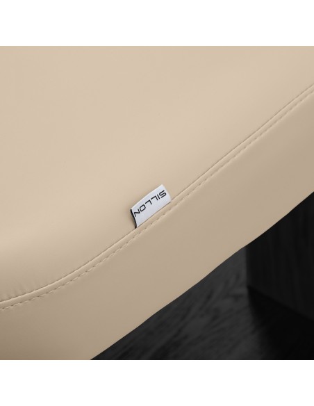 Lettino SPA Sillon Relax beige con base nera