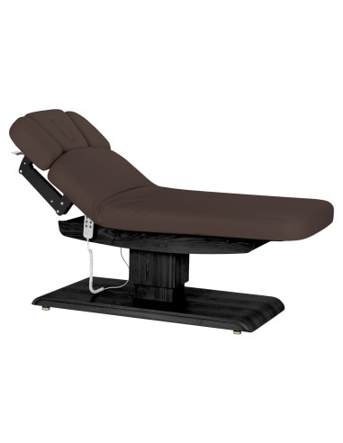 Lettino SPA Sillon Relax marrone scuro con base...