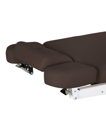 Lettino SPA Sillon Relax marrone scuro con base nera