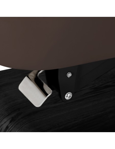 Lettino SPA Sillon Relax marrone scuro con base nera