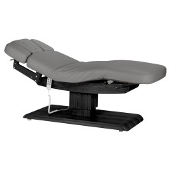 Lettino SPA Sillon Relax grigio con base nera