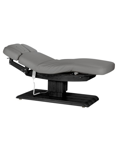 Lettino SPA Sillon Relax grigio con base nera