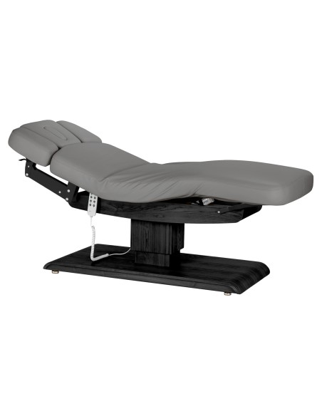 Lettino SPA Sillon Relax grigio con base nera