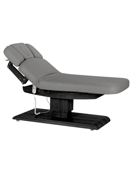 Lettino SPA Sillon Relax grigio con base nera