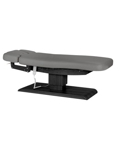 Lettino SPA Sillon Relax grigio con base nera