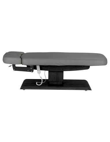 Lettino SPA Sillon Relax grigio con base nera