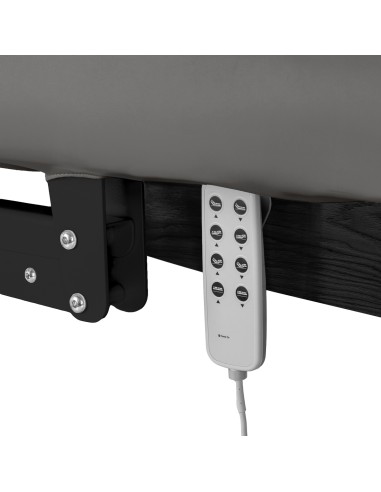 Lettino SPA Sillon Relax grigio con base nera