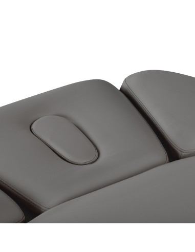 Lettino SPA Sillon Relax grigio con base nera