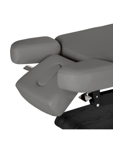 Lettino SPA Sillon Relax grigio con base nera