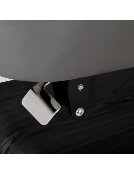 Lettino SPA Sillon Relax grigio con base nera
