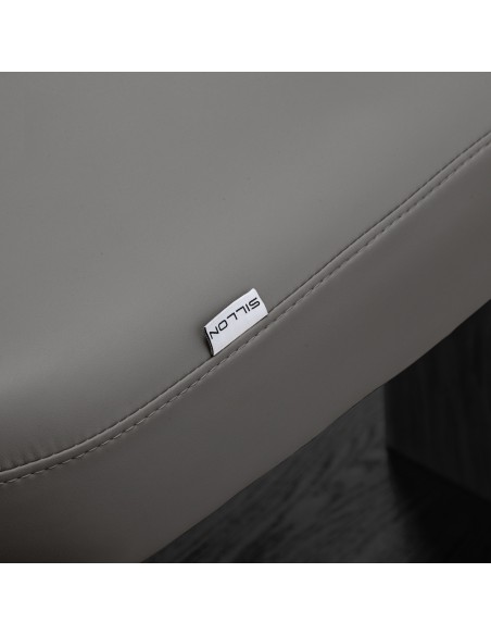 Lettino SPA Sillon Relax grigio con base nera